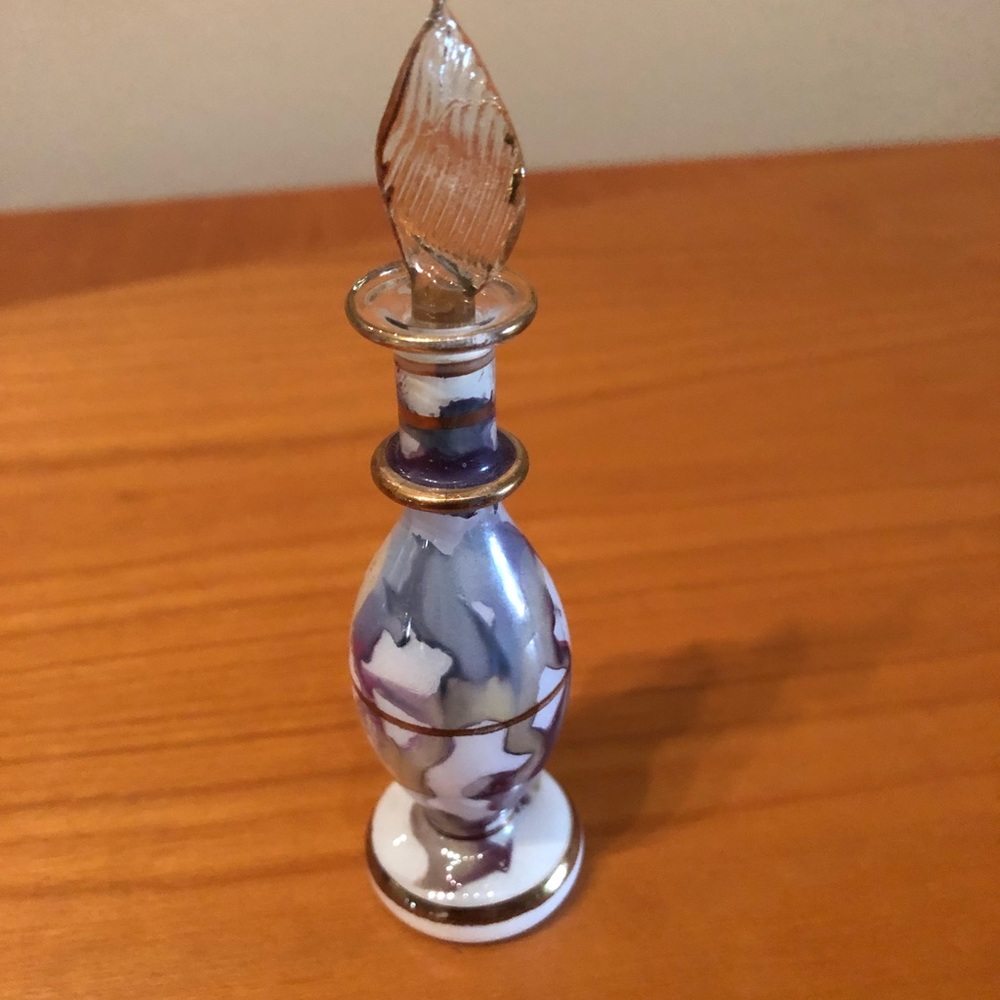 Perfume bottle - blown glass